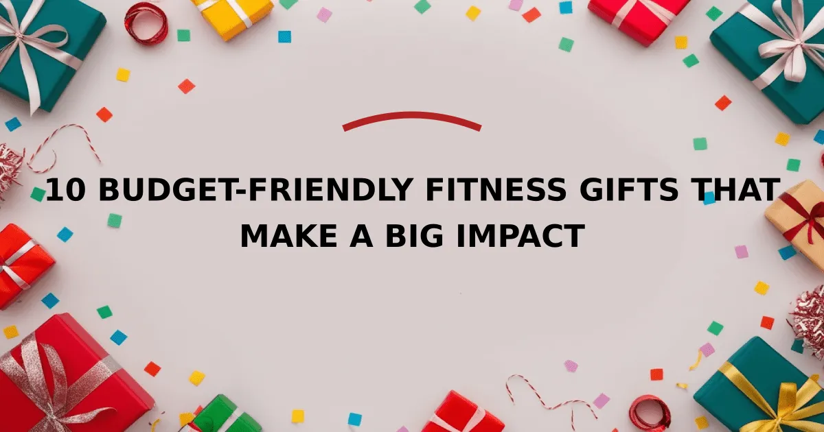 10 Budget-Friendly Fitness Gifts That Make a Big Impact